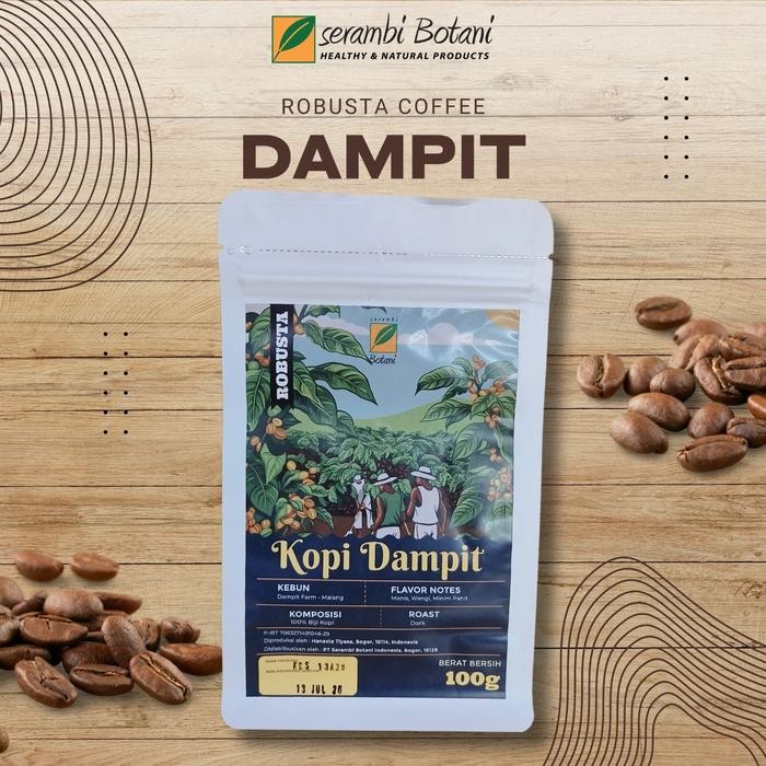 

Biji Kopi 100% Full Robusta Dampit Roasted - KOPI DAMPIT 100 G