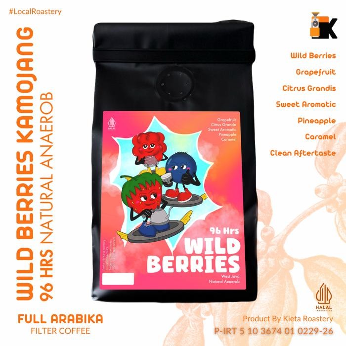 

Arabika 96hrs Anaerobic Natural Wild Berry Kamojang 1 KG