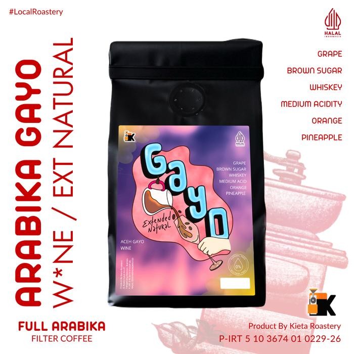 

Kopi Arabika Gayo Wine Specialty - ACEH GAYO 200gr