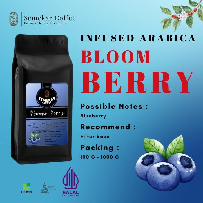 

Semekar Coffee - Kopi Bloom Berry Fullwash Infused Exclusive Roasted Beans