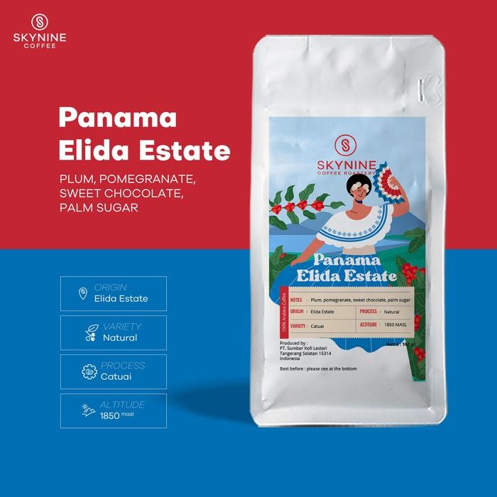 

KOPI ARABIKA PANAMA ELIDA ESTATE ROASTED BEANS