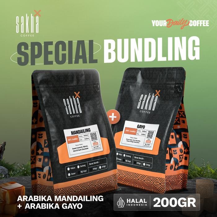 

Kopi Arabika Gayo Bundling Kopi Arabika Mandailing Coffee Biji Bubuk