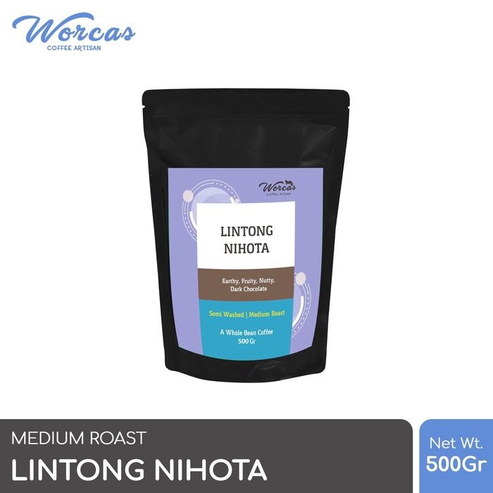 

WORCAS Arabica Lintong Nihota 500 Gram - Medium Roasted Coffee