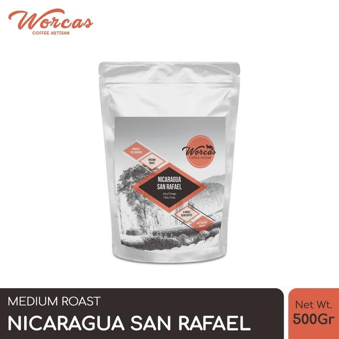 

WORCAS Arabica Nicaragua San Rafael 500 Gram - Medium Roasted Coffee