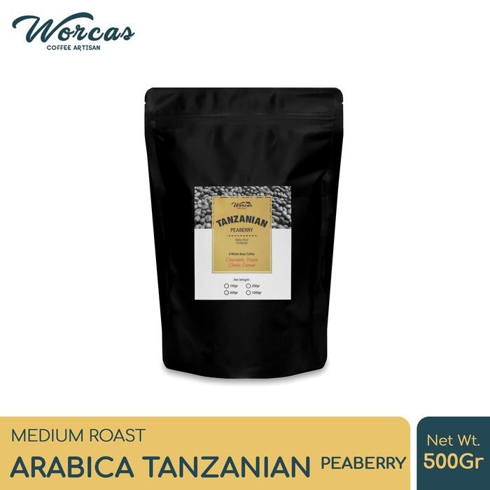 

Kopi Arabica Tanzanian "Peaberry" 500 Gram Medium Roast