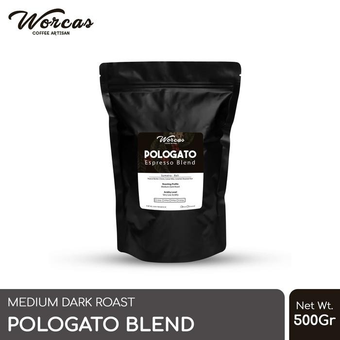

WORCAS Kopi Pologato Espresso Blend 500 Gram