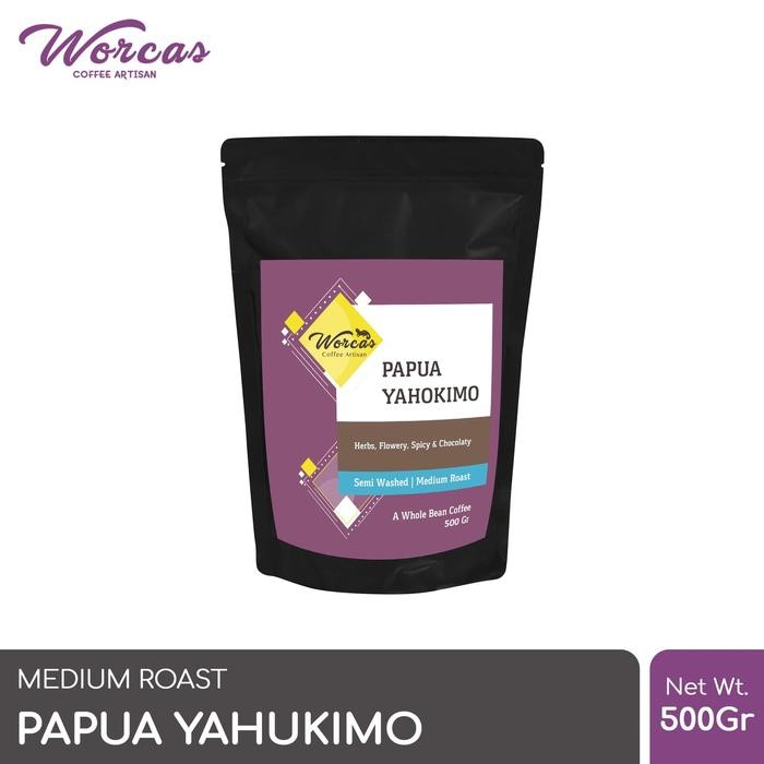 

WORCAS Arabica Papua Yahukimo 500 Gram - Medium Roasted Coffee