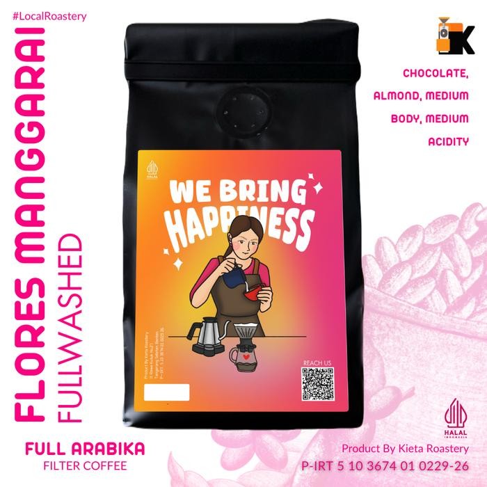 

Kopi Arabika Flores Manggarai Premium 250gr (biji/bubuk)