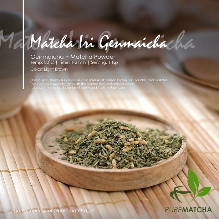 

Artisan Cafe Tea Matcha iri Genmaicha Teh Hijau Lokal Green Tea 50gr