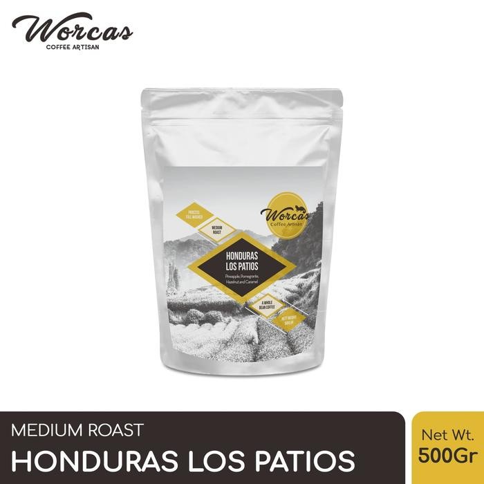 

WORCAS Arabica Honduras Los Patios 500 Gram - Medium Roasted Coffee