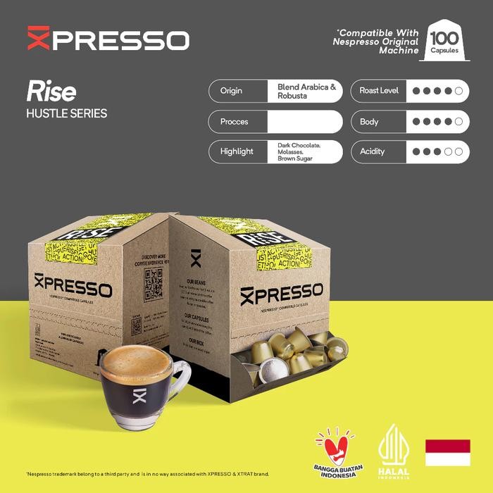 

XPRESSO Office Pack - Rise - Coffee Capsules Nespresso Compatible