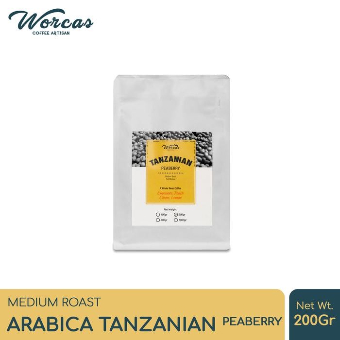 

Kopi Arabica Tanzanian "Peaberry" 200 Gram Medium Roast