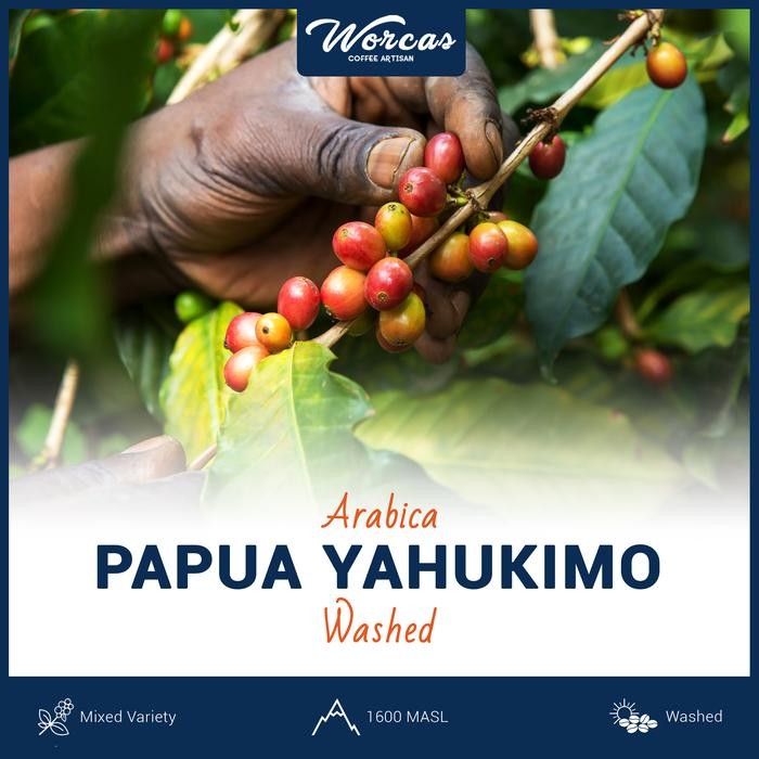 

Papua Yahukimo Arabica Green Bean 1Kg (Biji Kopi Mentah)
