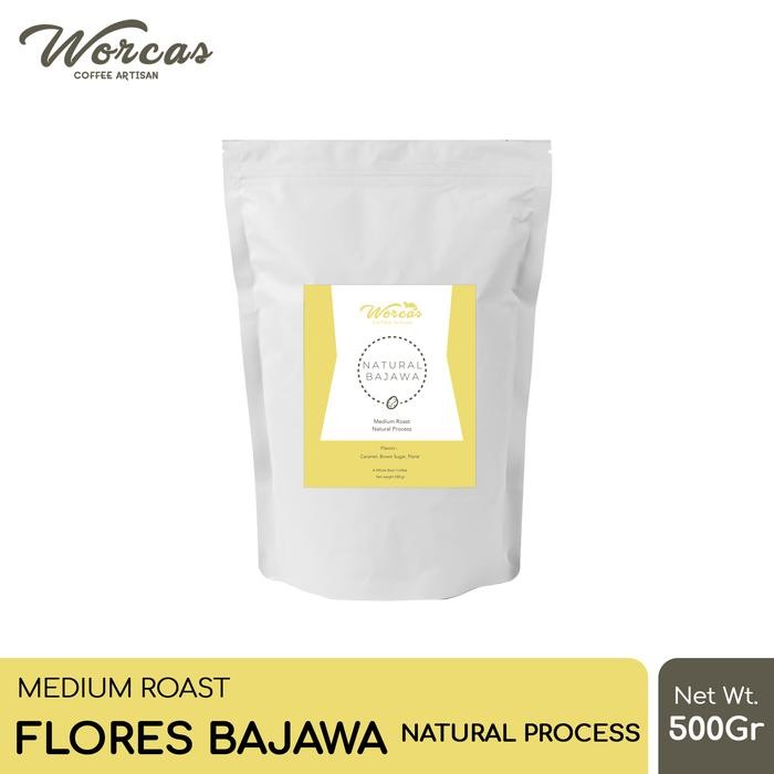 

Kopi Arabica Flores Bajawa "Natural" 500 Gram Medium Roast Biji/Bubuk