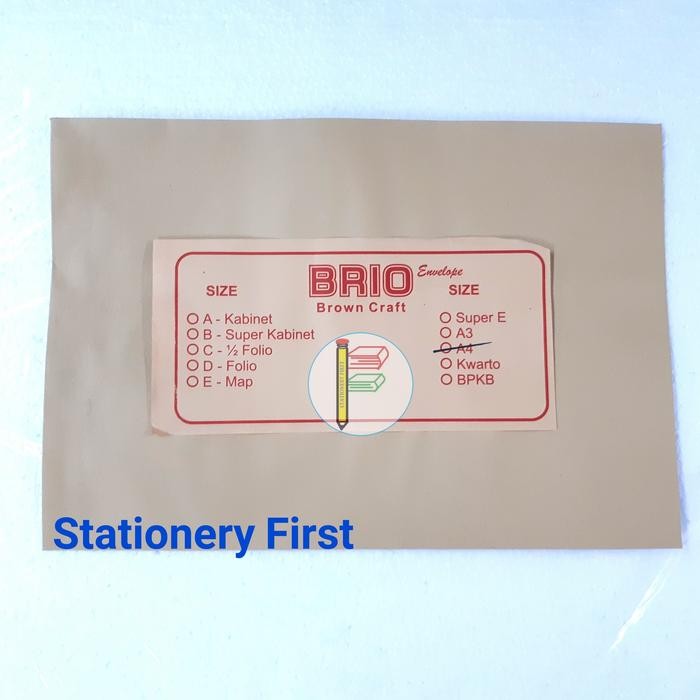 

AMPLOP COKELAT A4 PER PACK ISI 100 KODE 342