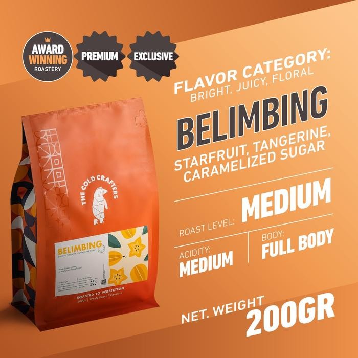 

Belimbing Single Origin Arabica Coffee Arabika Biji Kopi Bubuk Grade 1