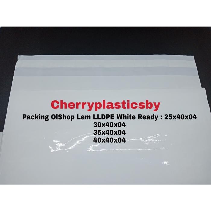 

45X40X04 PACKING OLSHOP / POLYMAILER LEM LLDPE WHITE PAK 100PC KODE 1032