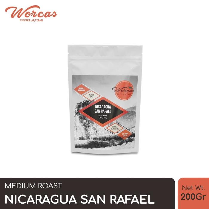 

WORCAS Arabica Nicaragua San Rafael 200gr - Medium Roasted Coffee