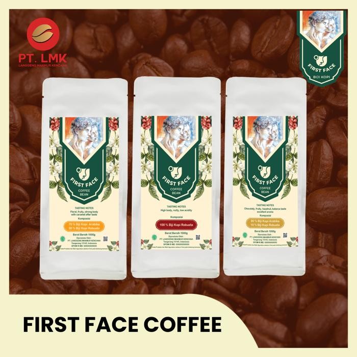 

Biji Kopi First Face Coffee Mix Blend Arabika Robusta 250 Gr