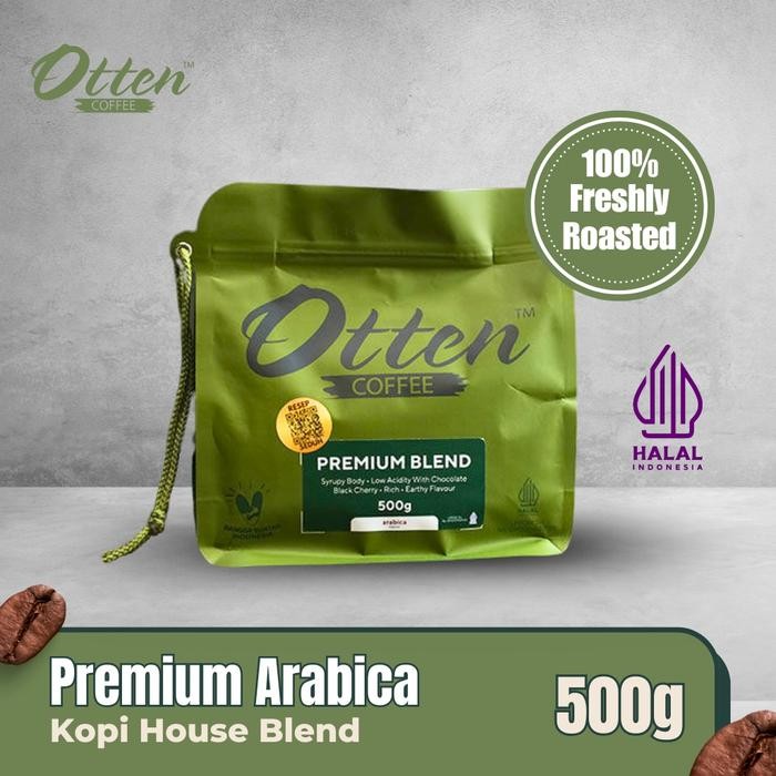 

Premium Arabica - Kopi House Blend 500gr - Commercial Blend - Biji / Bubuk Kopi Otten Coffee