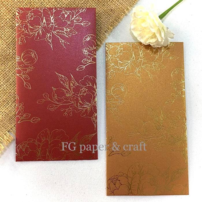 

ANGPAU 5PCS ELEGANT ROSE MONEY ENVELOPE BY FGPAPER KODE 957