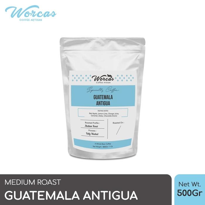 

WORCAS Arabica Guatemala Antigua 500 Gram - Medium Roasted Coffee