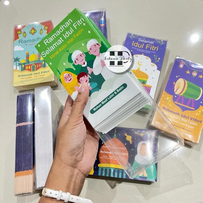 

[50LEMBAR] AMPLOP LEBARAN IDUL FITRI / ANGPAO LEBARAN BOX MIKA SIZE L KODE 1303