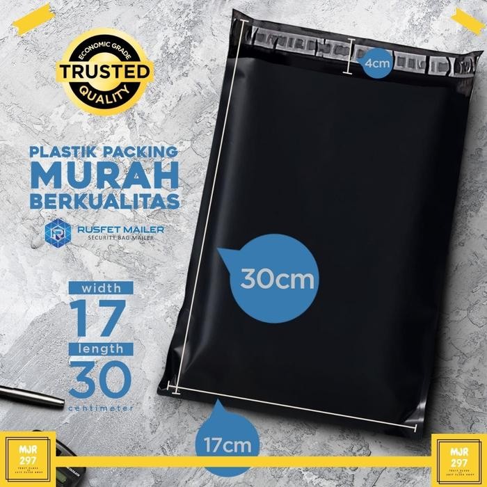 

AMPLOP PLASTIK POLYMAILER PACKING PACKAGING - RUSFET - 17 X 30 KODE 146