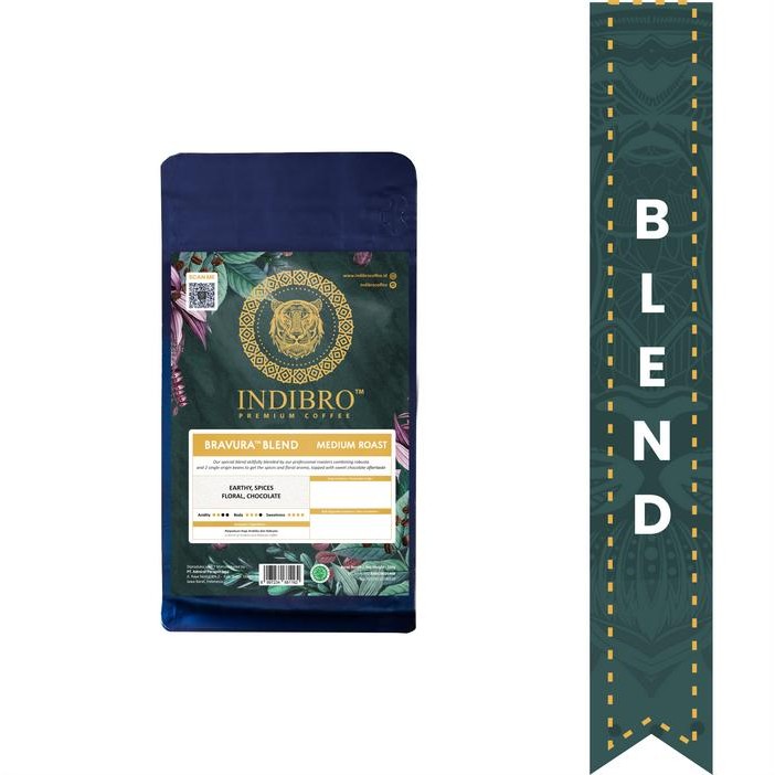 

Kopi INDIBRO Bravura Blend - 100gr