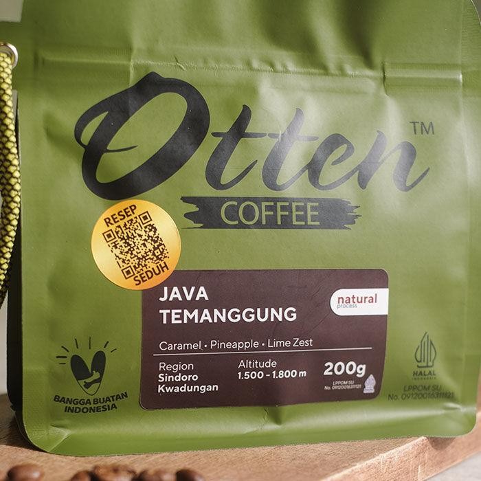 

Kopi Arabica Java Temanggung Natural Process 200g - Biji / Bubuk Kopi Otten Coffee