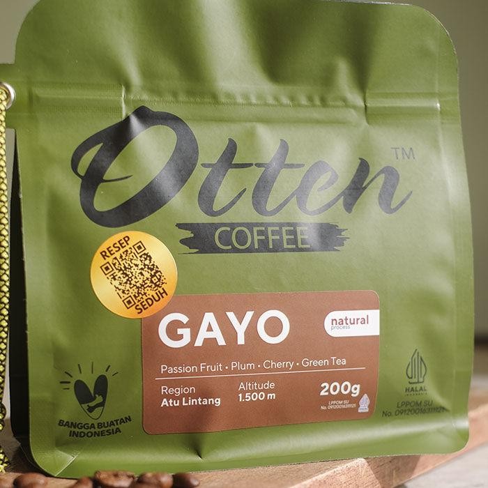 

Kopi Arabica Aceh Gayo Natural Process 200g - Otten Coffee