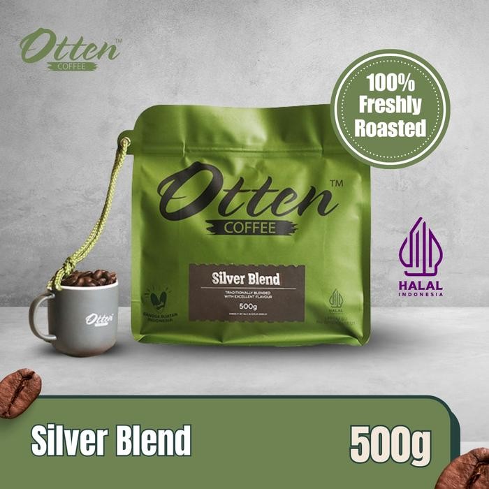 Silver Blend 500gr - Commercial Blend - Biji / Bubuk Kopi Otten Coffee