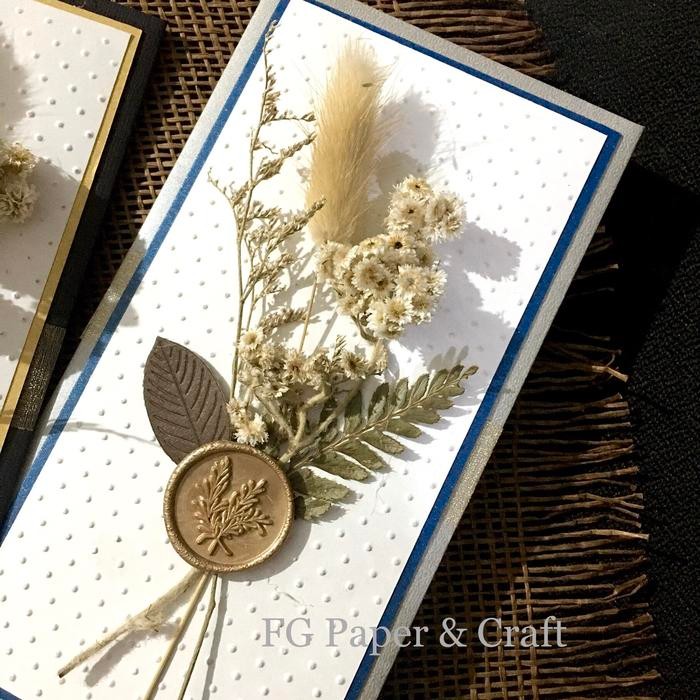 

AMPLOP UANG EXCLUSIVE DRIED FLOWER 10X19CM BY FGPAPER KODE 297