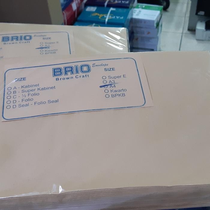 

AMPLOP COKLAT A4 / AMPLOP SAMSON A4 KODE 1349