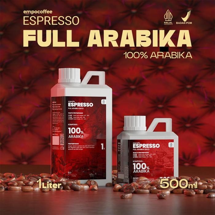 

Espresso Cair Full Kopi Arabika Gayo Konsentrat Arabica Coffee