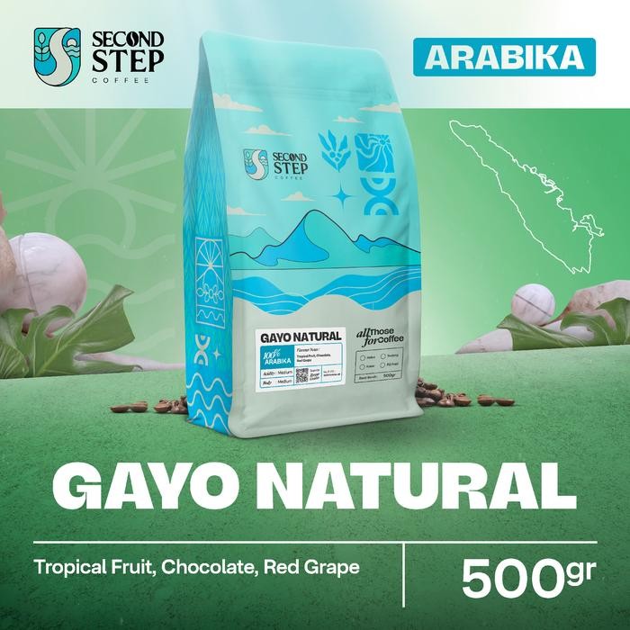 

Kopi Arabica Gayo Natural Coffee Arabika Asli Tanpa Gula Biji Bubuk Coffe Beans 500gr