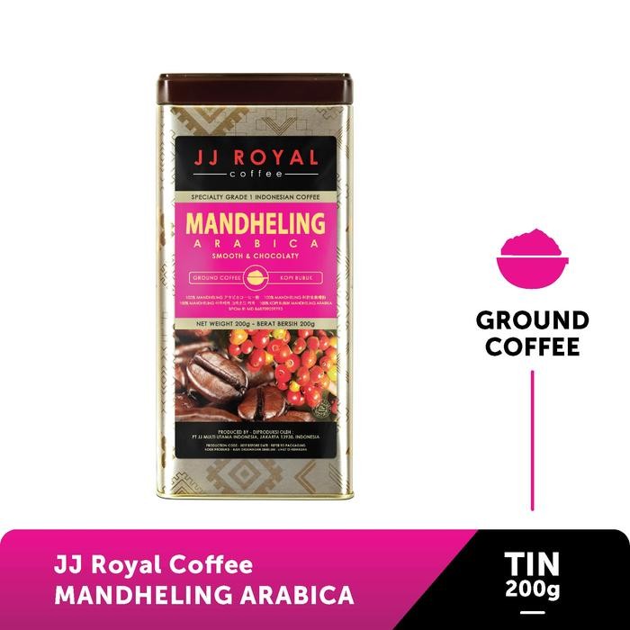 

Coffee/Kopi JJ Royal Mandheling Arabica Ground Tin 200g