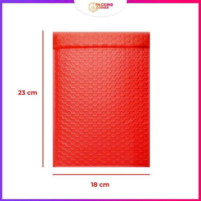 AMPLOP ENVELOPE BUBBLE MAILER TOSCA GLOSSY - SECURITY BAG MAILER RUSFET / PER DUS (KHUSUS