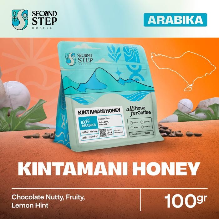 

Kopi Arabika Bali Kintamani Honey Arabica Coffee Beans 100g Biji Bubuk