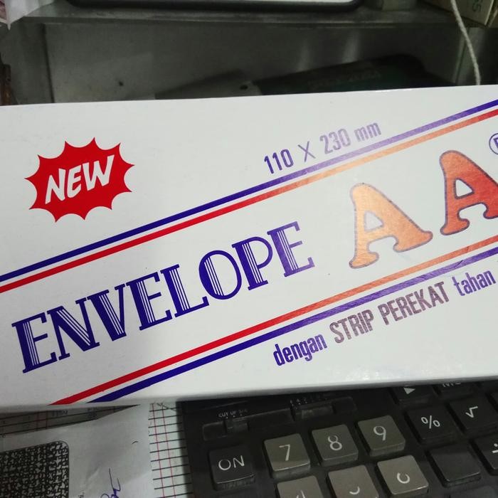 

AMPLOP 90 MEREK AA (110X230MM) KODE 312