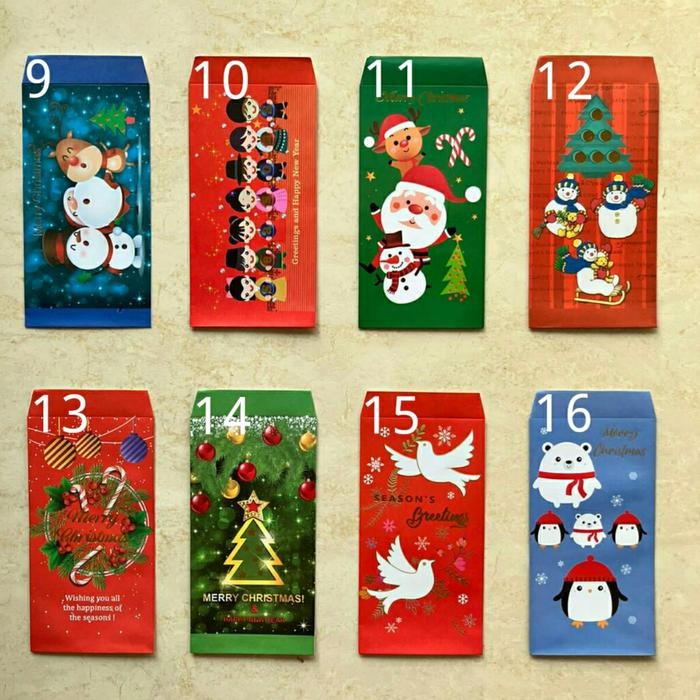 

AMPLOP NATAL ISI 10 / ANGPAU NATAL ISI 10 / AMPLOP MERRY CHRISTMAS KODE 1356