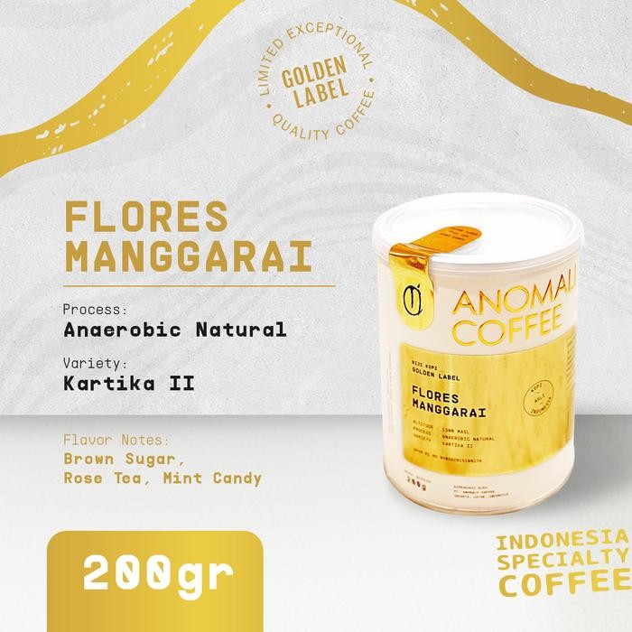 

Anomali Coffee Biji Kopi - Golden Label - Flores Manggarai - 200gr