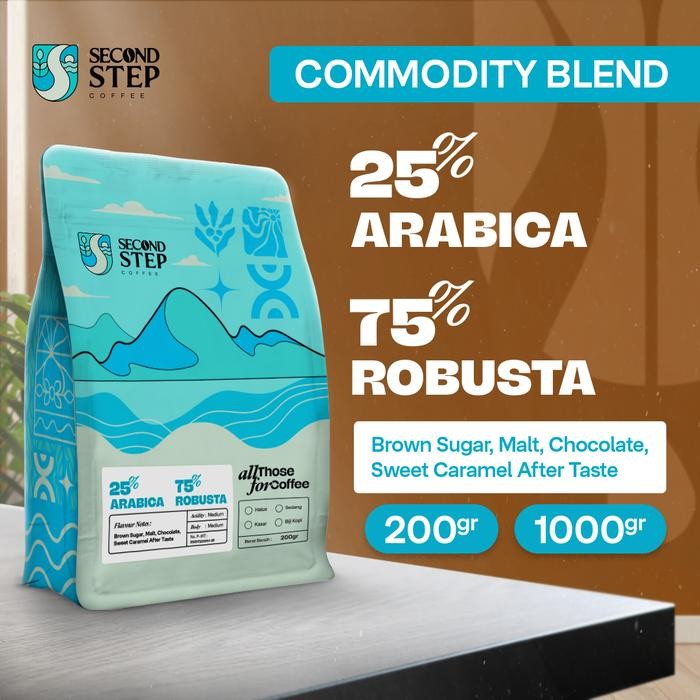

BIJI KOPI 25% ARABICA Commercial Espresso Blend By Second Step Coffee Roastery