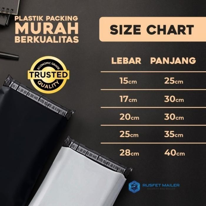 

PLASTIK POLIMAILER POLYMAILER AMPLOP PACKING ONLINE PUTIH 28X40 KODE 318