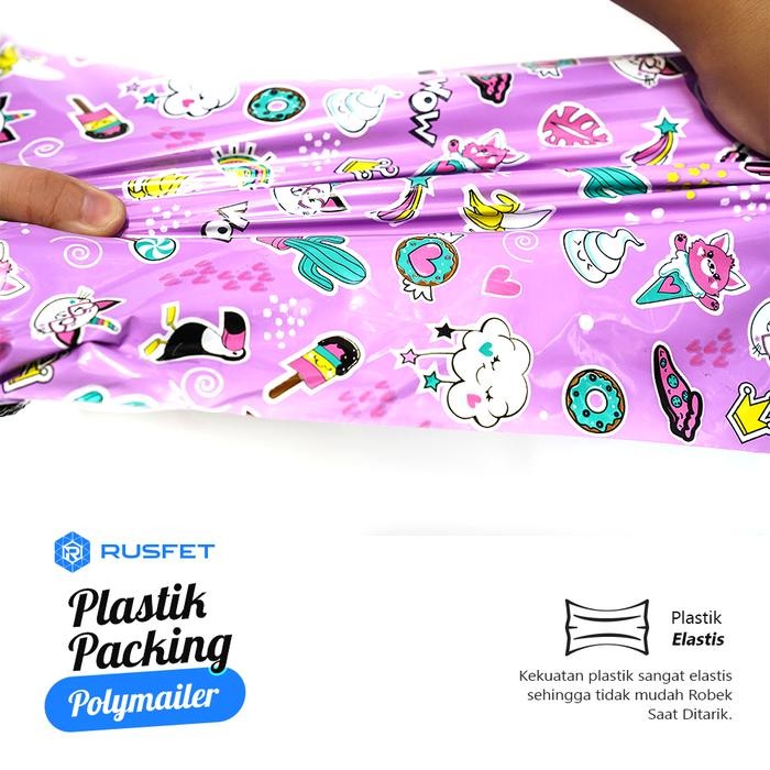 

POLYMAILER 20X27CM POLIMAILER AMPLOP PLASTIK PACKING MOTIF CANDY /PACK KODE 1177