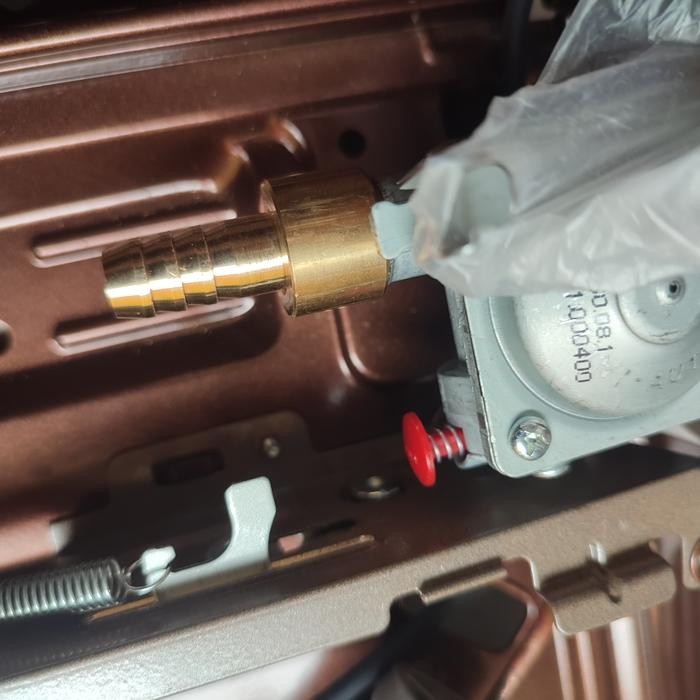 NEPEL SAMBUNGAN SELANG GAS KOMPOR CAMPING PORTABEL MERK COSMOS KODE 1227