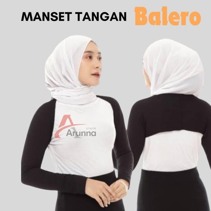 Pilihan- Manset Crop Lengan Panjang Bolero Cardigan Balero Manset Tangan Wanita
