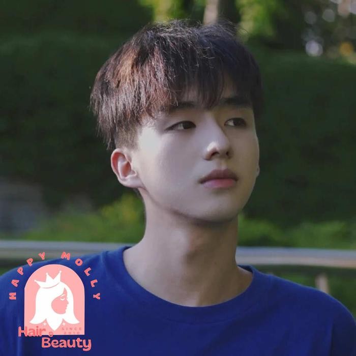 Toupee Pria Korean Style - Rambut - Hair Clip Wig