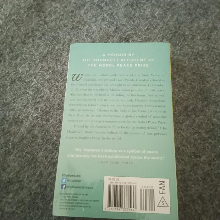 Novel I Am Malala English New