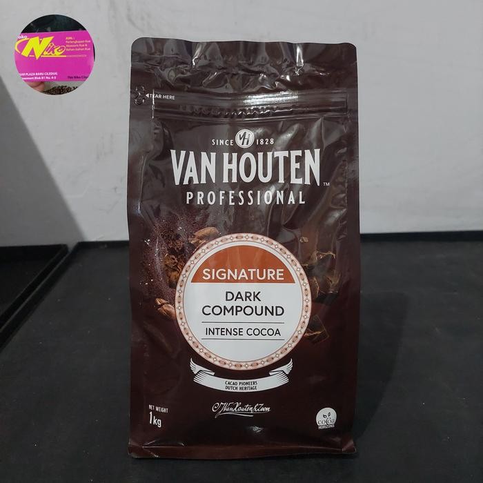 

Van Houten Dark Chocolate Compound Coklat Coin 1 Kg Khusus Grab Dan Gojek